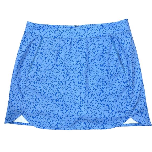Vineyard Vines Skort Womens 14 (36") Blue Abstract Print Golf Tennis Pickleball - Picture 1 of 15